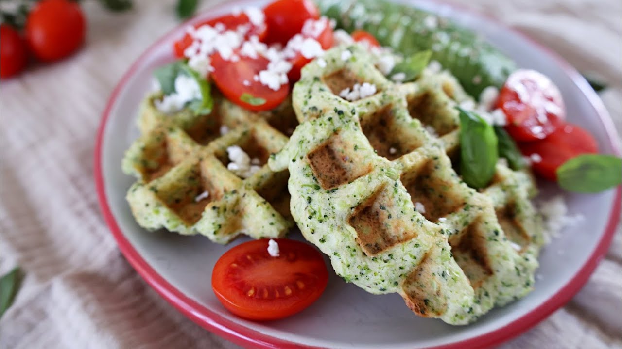 Receta de gofres salados de brócoli Mari Cocinillas