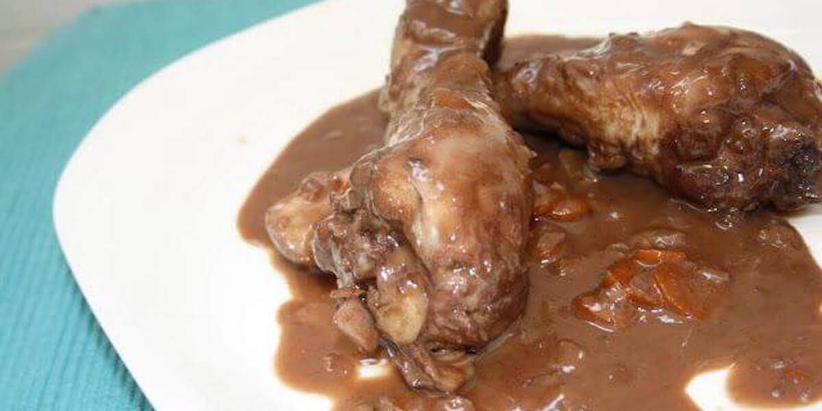 Receta de pollo al chocolate - Mari Cocinillas