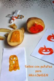 Mari Cocinillas - Sellos de Patata para Halloween