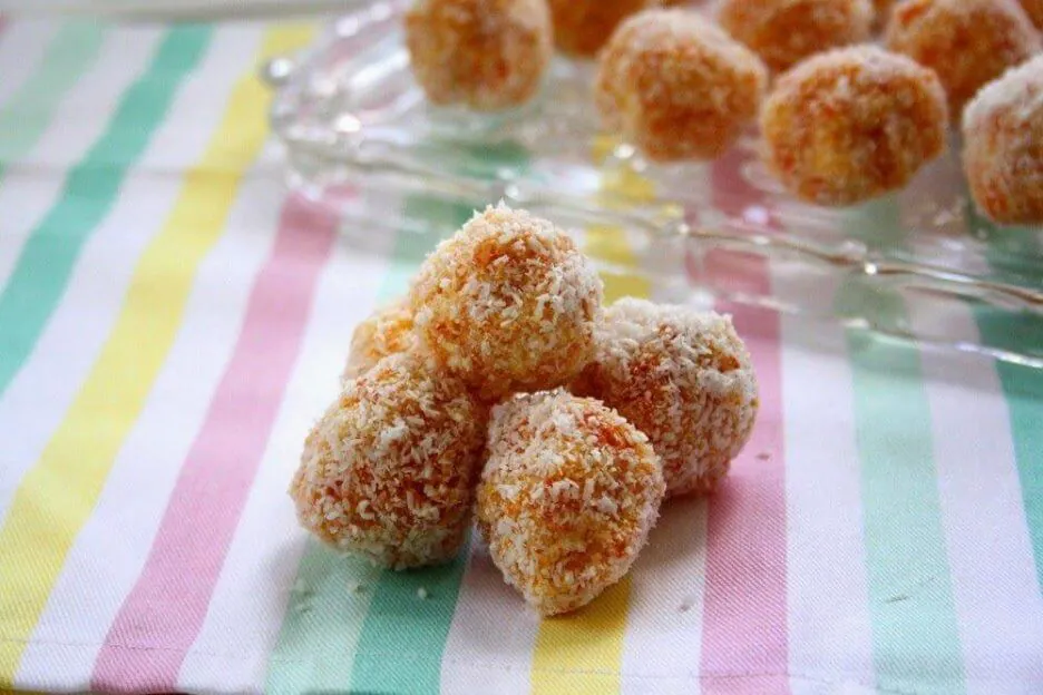 Mari Cocinillas - Cómo hacer Trufas o bolitas de Coco y Zanahoria