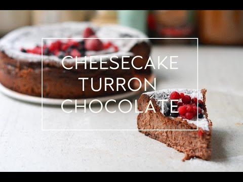 NEW YORK CHEESECAKE DE TURRON DE CHOCOLATE | Las María Cocinillas