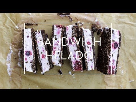SANDWICH HELADO DE NATA CASERO | Las María Cocinillas