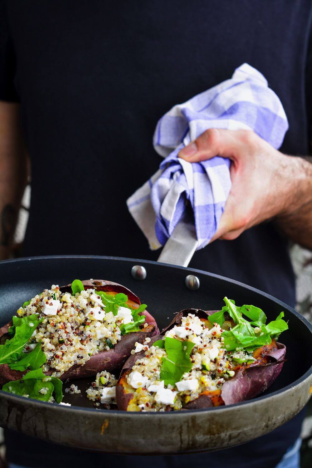 BONIATO AL HORNO CON QUINOA - Mari Cocinillas