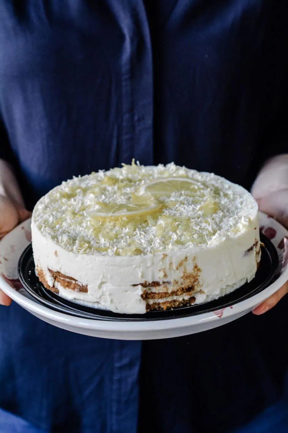 Mari Cocinillas - TARTA FÁCIL DE LIMÓN Y GALLETAS (sin horno)