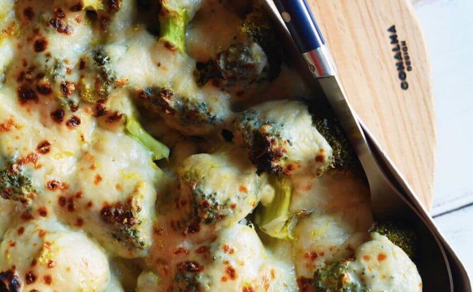 Mari Cocinillas - Brócoli gratinado con bechamel sin gluten