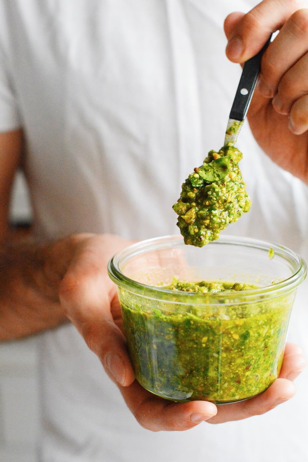 Pesto de pistachos