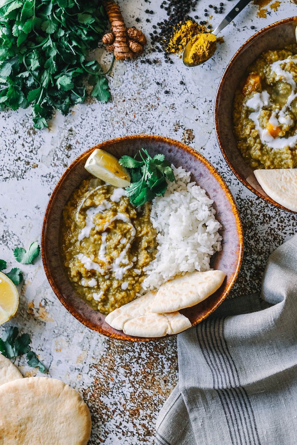 Dhal de lentejas rojas
