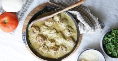 Mari Cocinillas - Albóndigas saludables en salsa de calabacín