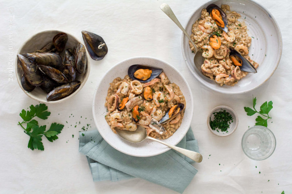 Mari Cocinillas - Como hacer un risotto frutti di mare