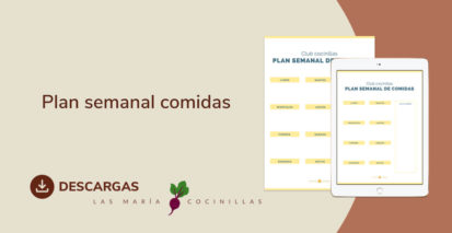 Mari Cocinillas - Planning completo comidas