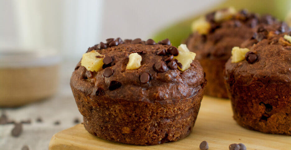 Mari Cocinillas - Muffins de chocolate y pera